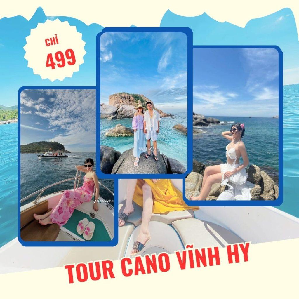 dịch vụ tour cano Vĩnh Hy 2026